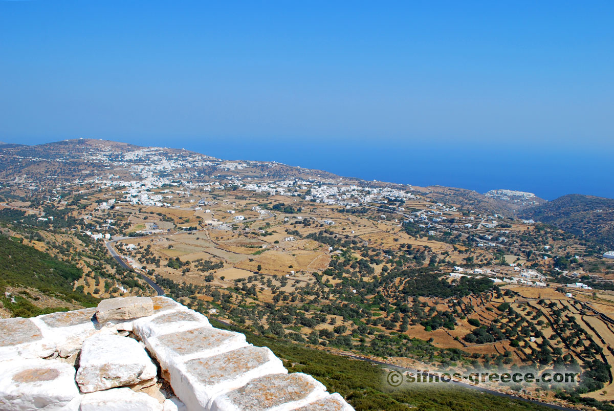 Η θέα από την Ακρόπολη του Αγίου Ανδρέα