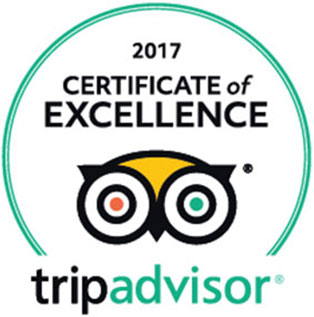 Πιστοποιητικό διάκρισης από την TripAdvisor