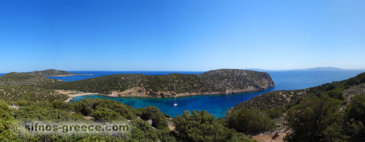 Περπατώντας στο μονοπάτι από τη Φυκιάδα προς το Βαθύ